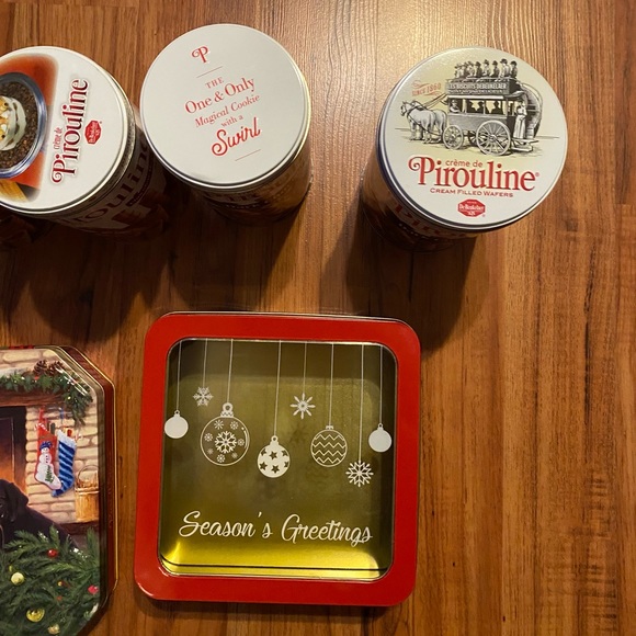 Storage and gift tins♻️ (6 total) Assorted Size, Brands, and Shapes - Picture 7 of 11